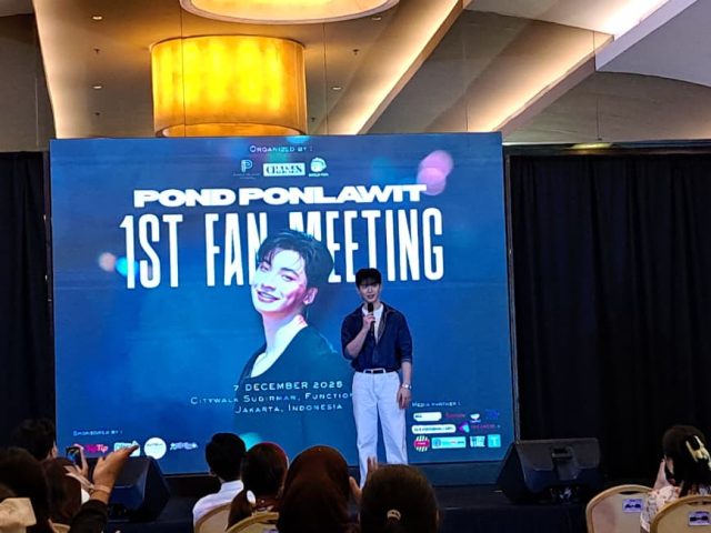 Pond Ponlawit The 1st Fan Meeting in Jakarta: Sharing Stories, Memories, and Preparations Ahead of His First Fan Meeting in Jakarta!