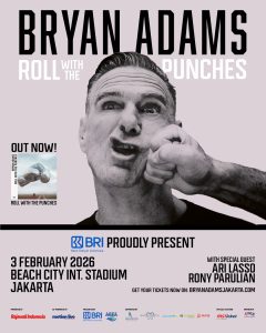 Rony Parulian and Ari Lasso to Appear as Special Guests at Bryan Adams’ Jakarta Concert