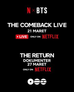 Netflix and HYBE Announce BTS Live Concert and Documentary