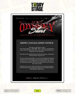 Eric Chou Jakarta Concert Canceled a Month Before the Show — Here’s What Happened