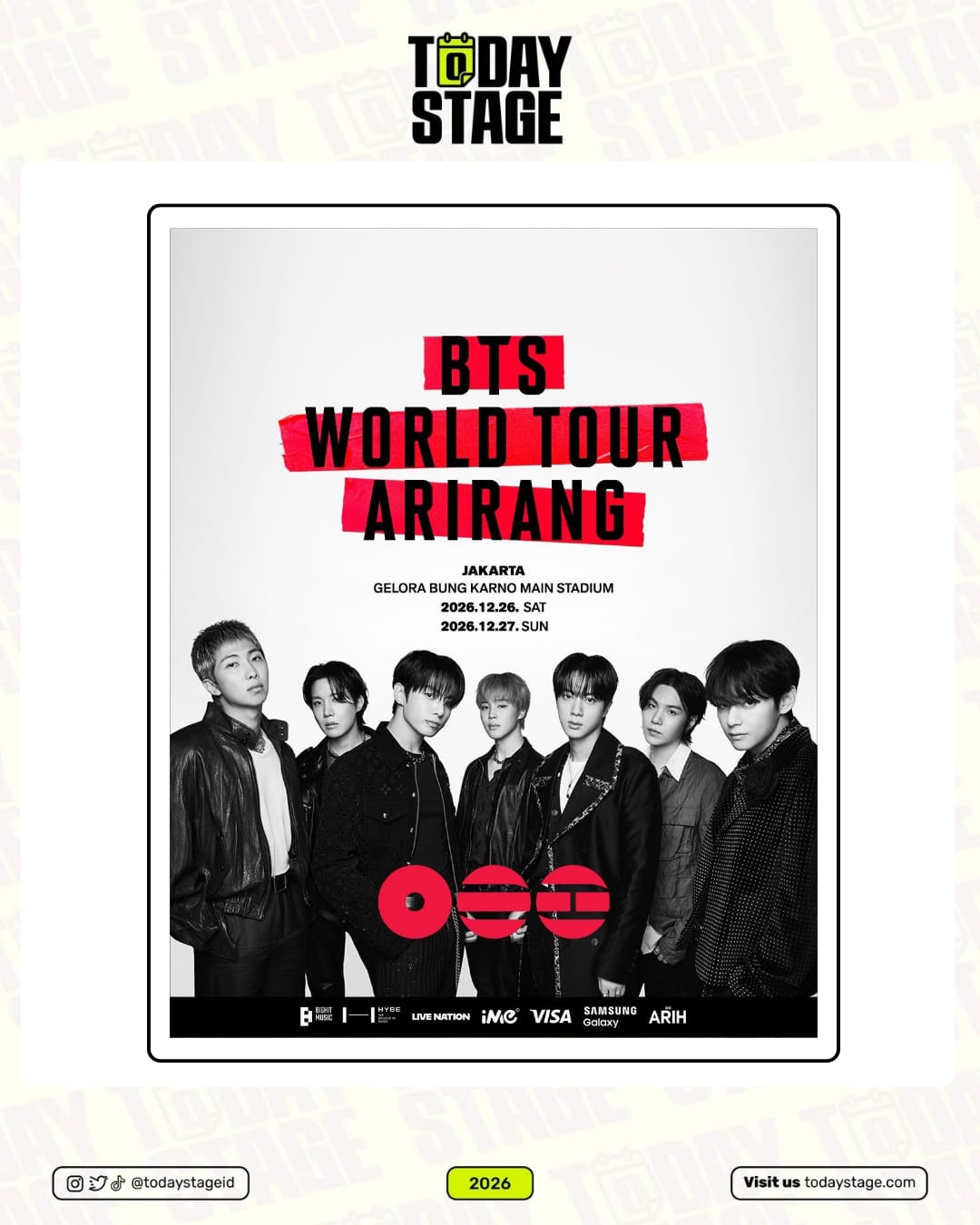 BTS Announces Venue and Ticket Details for Asia & Australia Legs of BTS WORLD TOUR ‘ARIRANG’