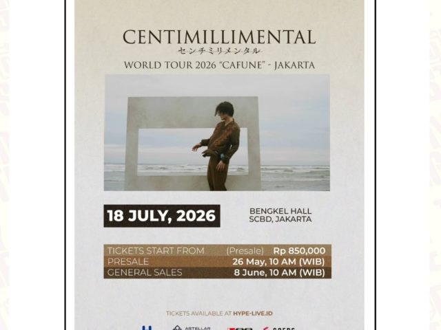 CENTIMILLIMENTAL セ ン チ ミ リ メ ン タ ル WORLD TOUR 2026 “CAFUNÉ” – JAKARTA