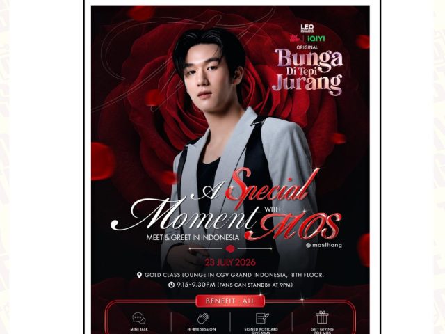 Thai Star Mos Lhong Set to Meet Indonesian Fans at Exclusive Jakarta Event