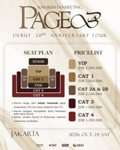 Kim Bum Jakarta Fan Meeting Ticket Prices Start at IDR 1.25 Million