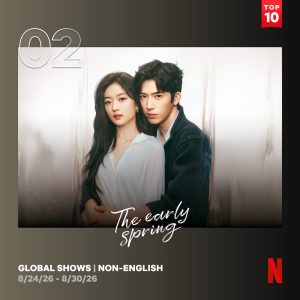 Chinese Drama The Early Spring Becomes One of Indonesia Most-Watched Series, Ranks No. 2 on Netflix Global Top 10